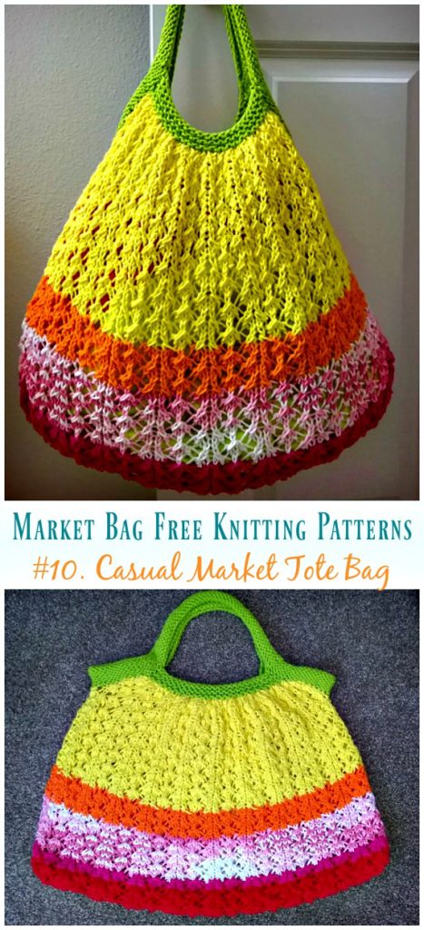 Market Bag Free Knitting Patterns