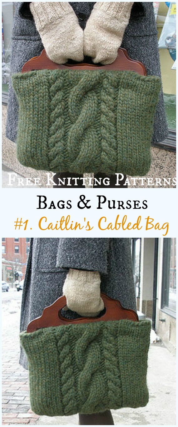 HowtoMakes Bags Purses Free Knitting Patterns 01