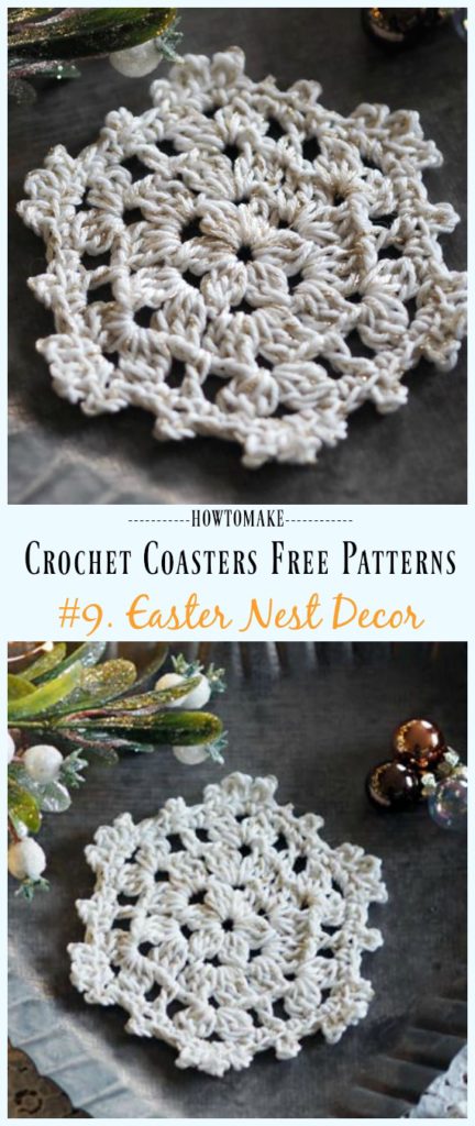 Easy Crochet Coaster Free Patterns Any Beginners Can Try