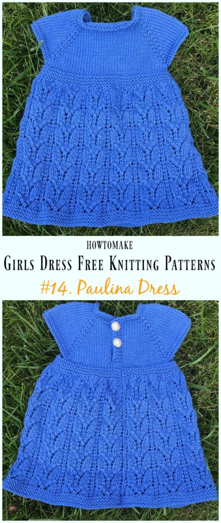 Little Girls Dress Free Knitting Patterns