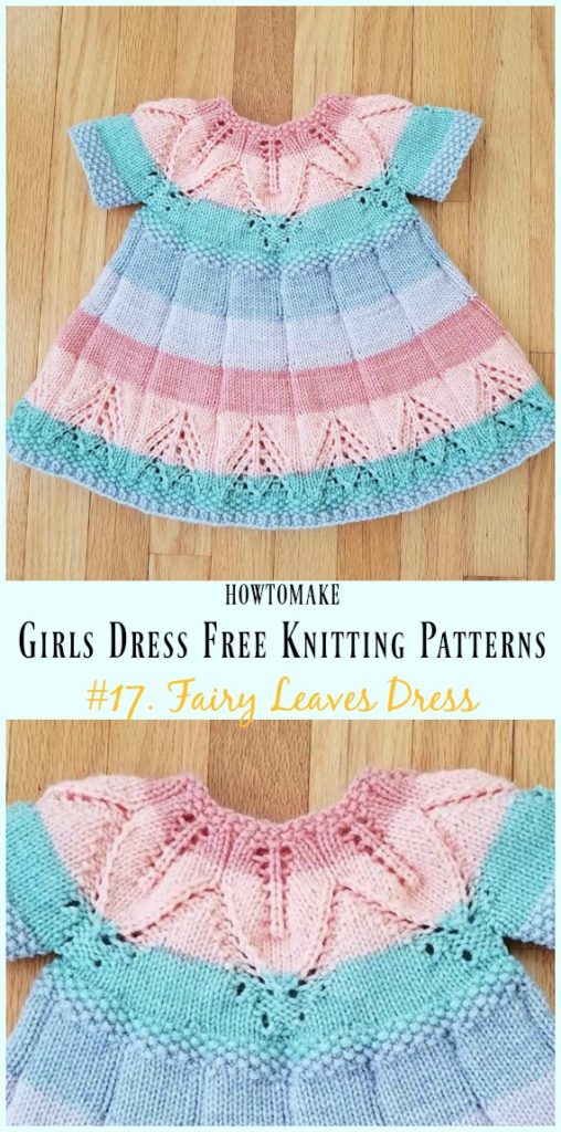 Little Girls Dress Free Knitting Patterns