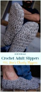 Crochet Adult Slippers Free Patterns