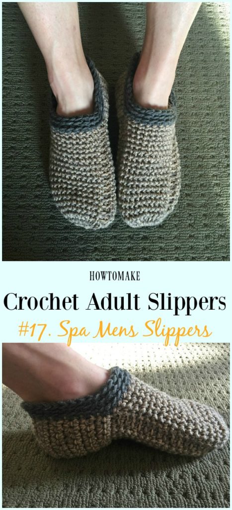 Crochet Adult Slippers Free Patterns