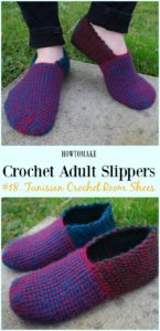 Crochet Adult Slippers Free Patterns