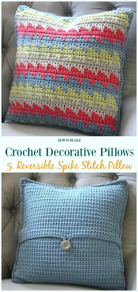 crochet decorative pillows