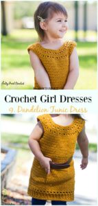 Summer Girl Dress Free Crochet Patterns