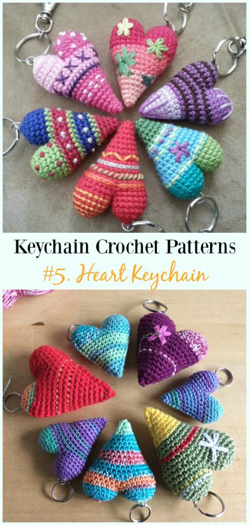 Cute and Fun Keychain Crochet Patterns Free