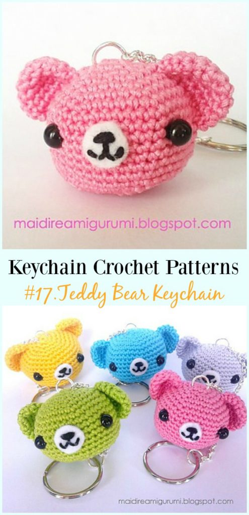 Cute and Fun Keychain Crochet Patterns Free