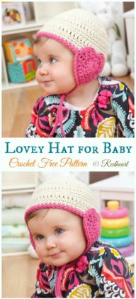 Valentine Heart Beanie Hat Free Crochet Patterns