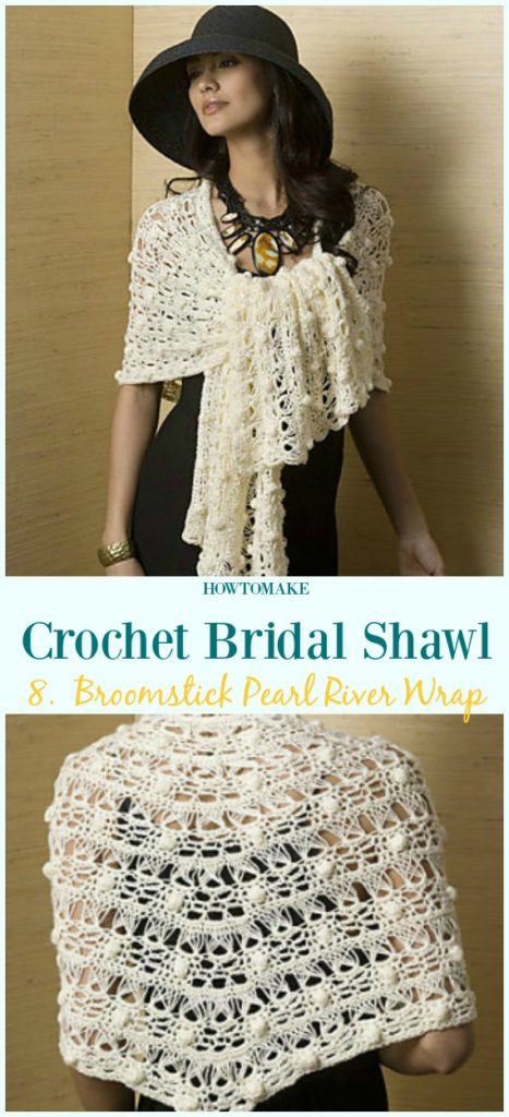 Crochet Bridal Shawl Free Patterns For Wedding Elegance 5371