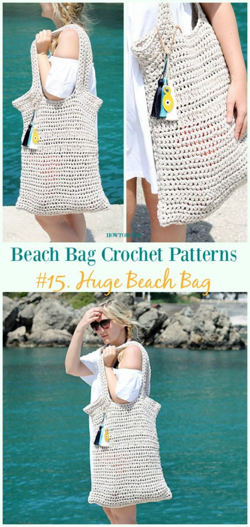 Summer Beach Bag Free Crochet Patterns