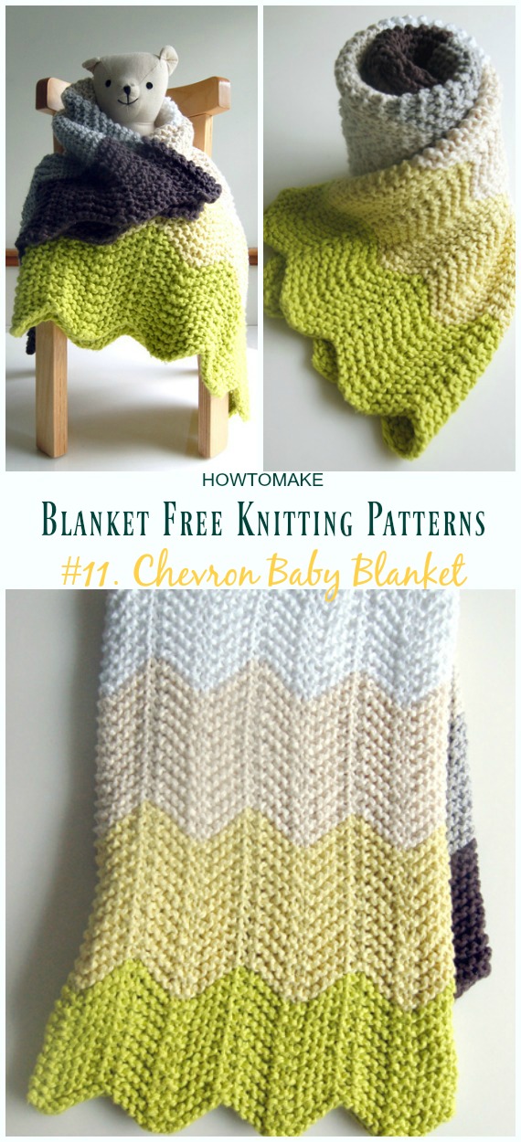 Easy Blanket Free Knitting Patterns To Level Up Your