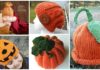 Pumpkin Hat Free Knitting Patterns [Size Baby To Adults]