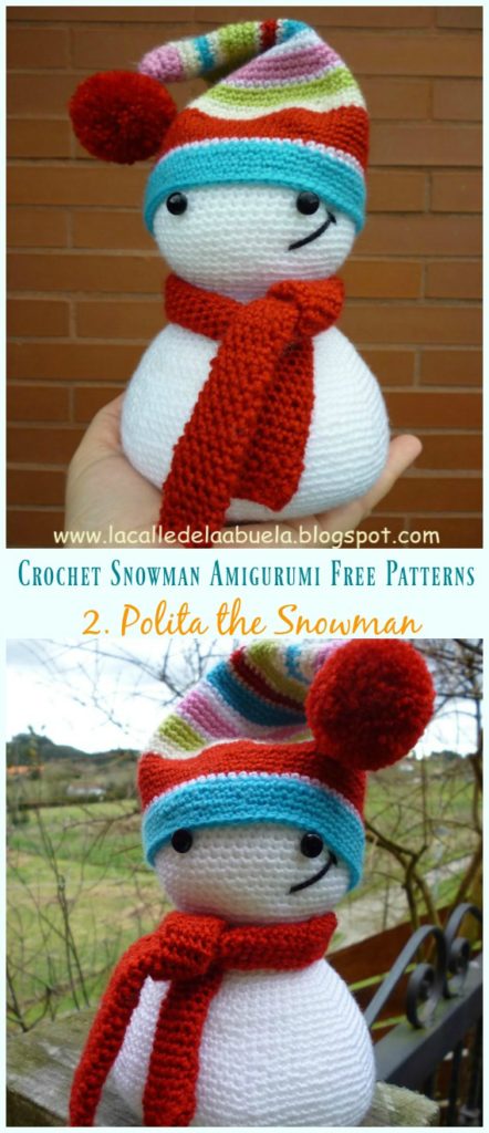 Crochet Snowman Amigurumi Free Patterns Crochet Knitting