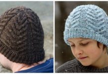 Antler Hat Knitting Free Pattern- Unisex Adult #Hat; Free #Knitting; Patterns