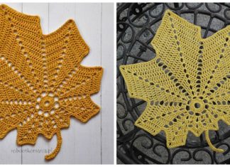 Autumn Leaf Crochet Free Pattern - Autumn #Leaf; Free #Crochet; Patterns