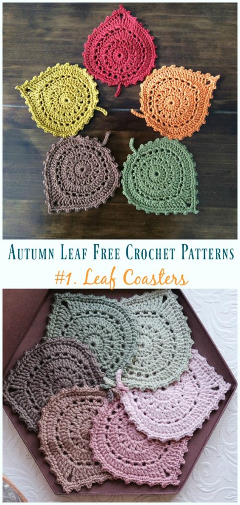 Autumn Leaf Free Crochet Patterns