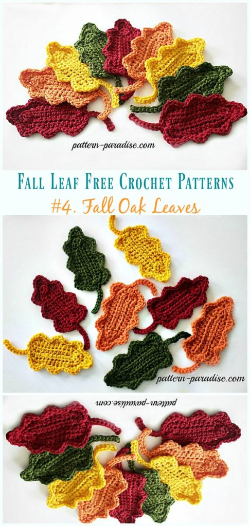 Autumn Leaf Free Crochet Patterns