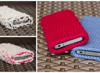 Easy Electronics Sleeve Crochet Free Pattern - Cozy #Camera; Case #Crochet; Free Patterns