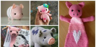 Amigurumi Pig Softies Free Crochet Patterns