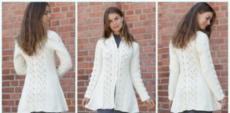 Ice Dancer Cardigan Knitting Free Pattern - Women #Cardigan; Free #Knitting; Patterns