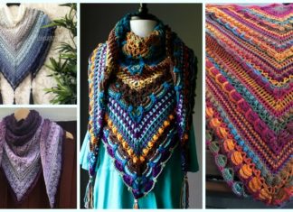 Lost In Time Shawl Crochet Free Pattern - Trendy Women #Shawl; Free #Crochet; Patterns