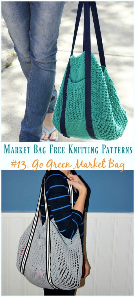 Market Bag Free Knitting Patterns