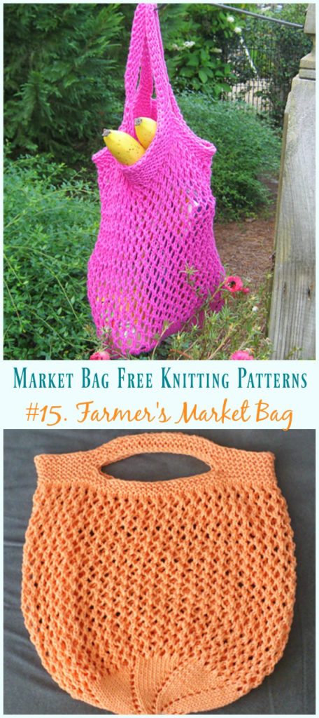 Market Bag Free Knitting Patterns