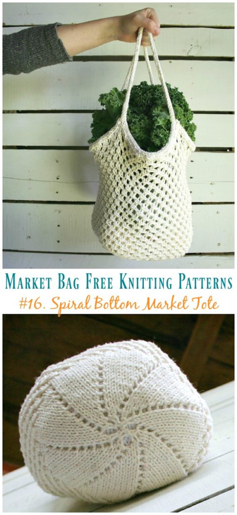 Market Bag Free Knitting Patterns