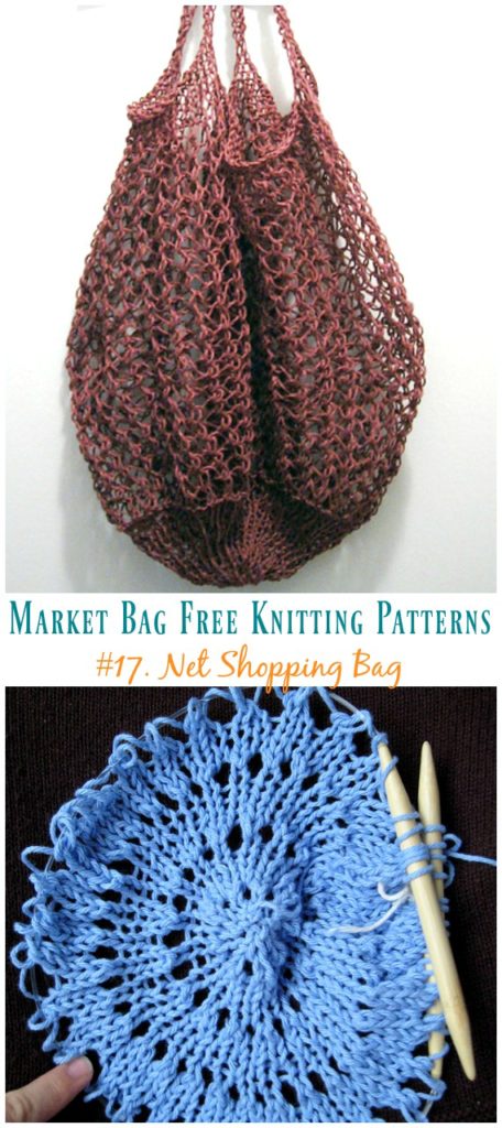 Market Bag Free Knitting Patterns