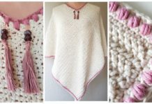 Topaz Poncho Crochet Free Pattern - Women #Poncho; Free #Crochet; Patterns