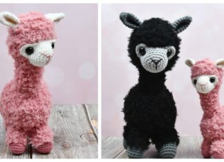 Crochet Alpaca Toy Amigurumi Free Pattern - Free #Amigurumi; #Llama Toy Softies Crochet Patterns