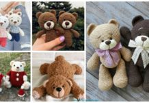 Free Amigurumi Bear Toy Softies Crochet Patterns