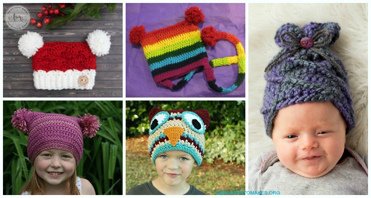 Sack Hat Free Crochet Patterns