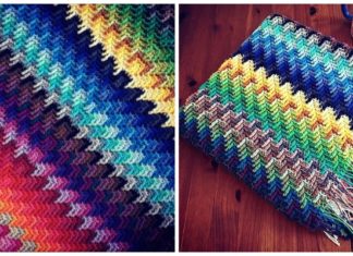 Move On Up Wrap Throw Free Crochet Pattern - #Throw; Blanket Free #Crochet; Patterns