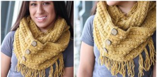 Malia Infinity Scarf Crochet Free Pattern - Infinity; #Scarf; Free #Crochet Patterns