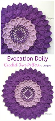 Evocation Doily Crochet Free Pattern