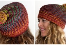 Flux Hat Free Knitting Pattern - Women Beanie Hat Free #Knitting; Patterns