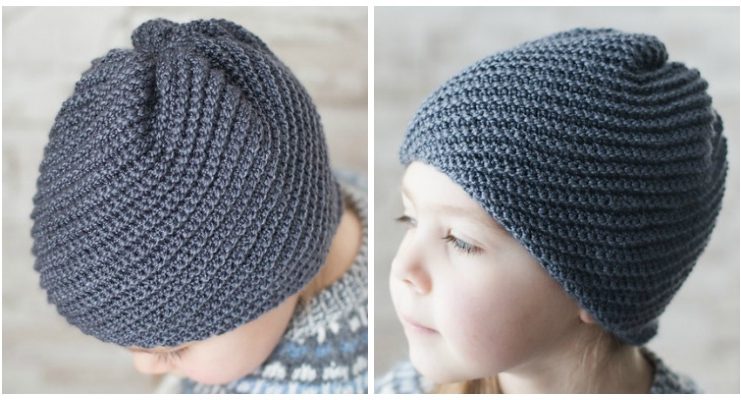 The Twist Beanie Hat Crochet Free Pattern - #Beanie; Hat Free #Crochet; Patterns