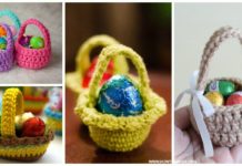 Mini Easter Treat Basket Free Crochet Patterns