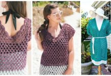 Weekender Tunic Crochet Free Patterns - Women Summer #Top Free #Crochet; Patterns