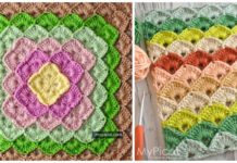 Box Stitch Crochet Free Pattern &Video - Trending #Stitch; Free #Crochet; Patterns