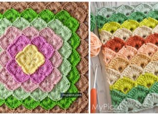 Box Stitch Crochet Free Pattern &Video - Trending #Stitch; Free #Crochet; Patterns