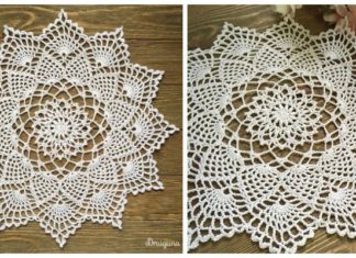 Moonpetals Doily Crochet Free Patterns - Decorative #Doily; Free #Crochet; Patterns