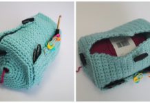 The Yarn Buddy Bag Crochet Free Pattern [Video]- #Hook Holder Free #Crochet Patterns