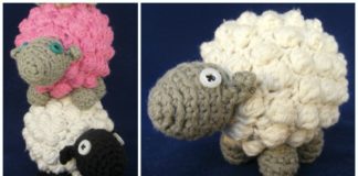 Amigurumi Bobble Sheep Crochet Free Pattern - Farm Animals Toys #Amigurumi; Free Crochet Patterns