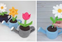 Amigurumi May Flowers Pen Crochet Free Pattern - Crochet Plants #Amigurumi Free Patterns