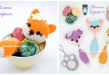 Amigurumi Fox Charm Keychain Crochet Free Pattern - Amigurumi Fox Free Crochet Patterns