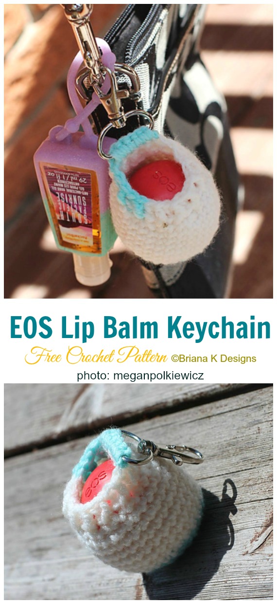 Eos lip sale balm keychain