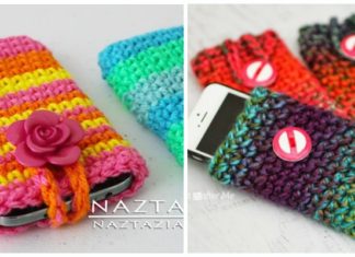 Easy Cell Phone Cover Crochet Free Patterns - Cozy #Camera; Case #Crochet; Free Patterns